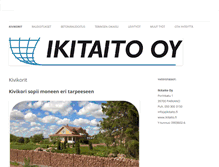 Tablet Screenshot of ikitaito.fi